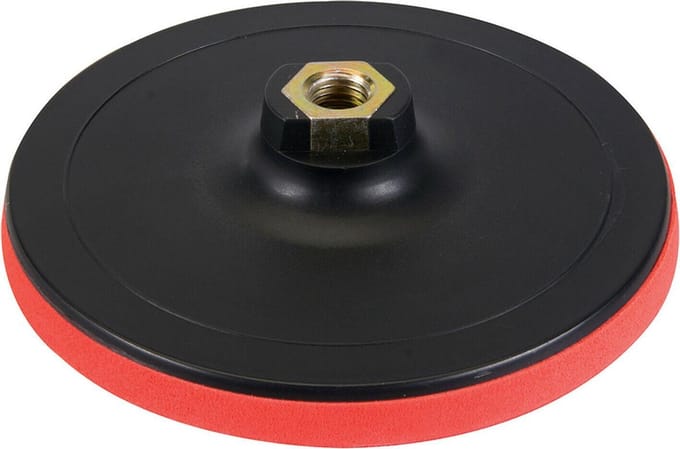 Steunschijf Velcro® Medium - 180 mm - M14 - inclusief adapter