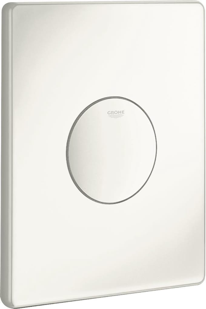 Grohe Skate Bedieningsplaat - enkelspoeling - verticaal - 156x197mm - wit