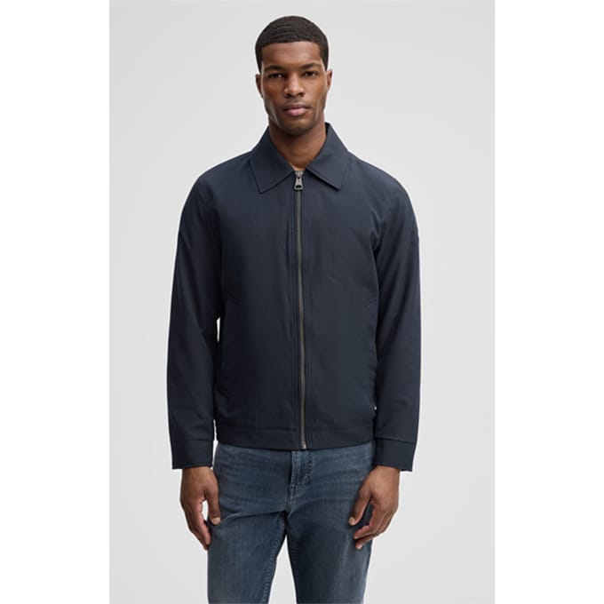 Regular fit blouson met platte kraag model 'LIGHT 2.0'