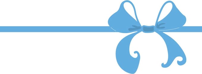 Marianne Design Creatable Mal Bow & ribbon LR0447 7.0x20.5cm