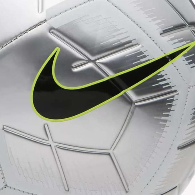 Nike Maat 5 Bal Voetbal Pu Unisex Zilver Zwart SC3496-026 white