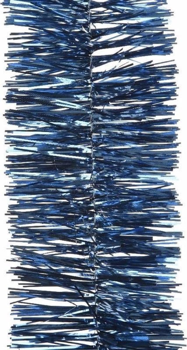 Kerstboom folie slinger nachtblauw 270 cm
