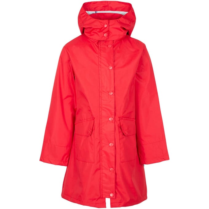 Trespass Waterdichte jas voor meisjes (Rood)