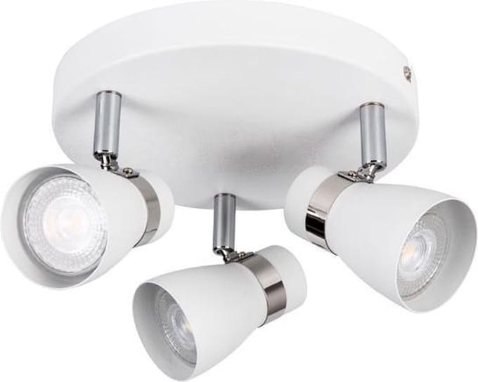 ENALI 3- rond - wandlamp - plafondlamp spot - incl LED - wit