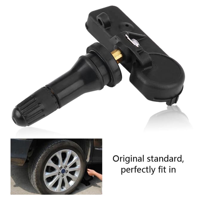Auto TPMS Bandenspanningscontrolesysteem Sensor 315hmz voor Motorcraft DE8T?1A180?AA TPMS12 black