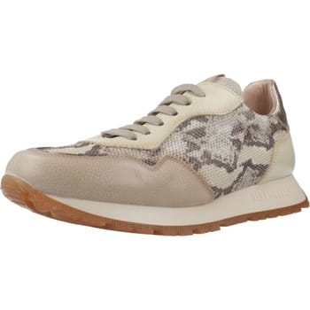 Hispanitas Beige Havana Leren Sneakers