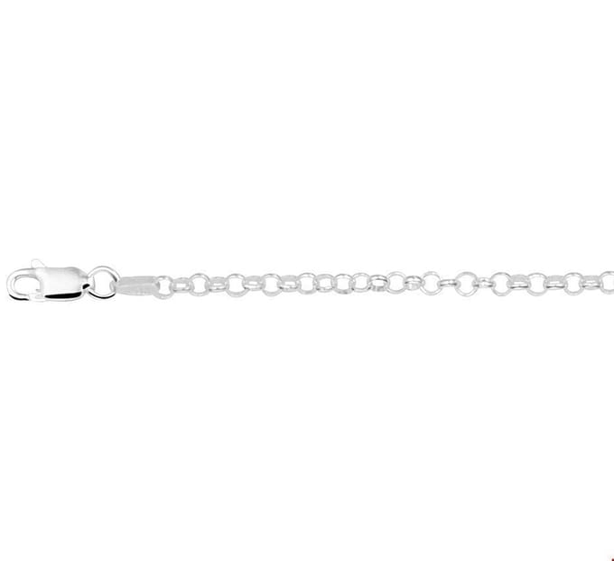 Zilveren Collier jasseron 3 1017430 42 cm