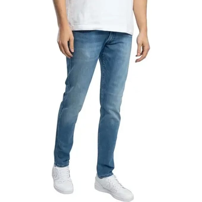 jeans slim fit man blauw medium