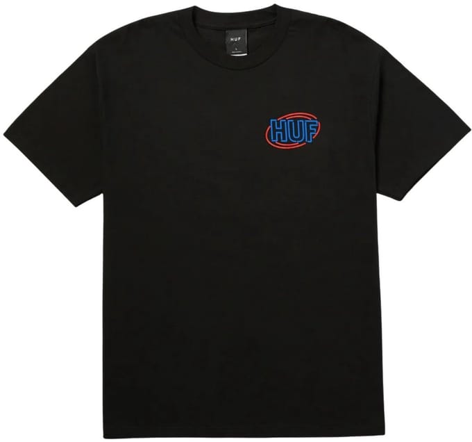 HUF Promo Casual T-shirt heren Zwart M