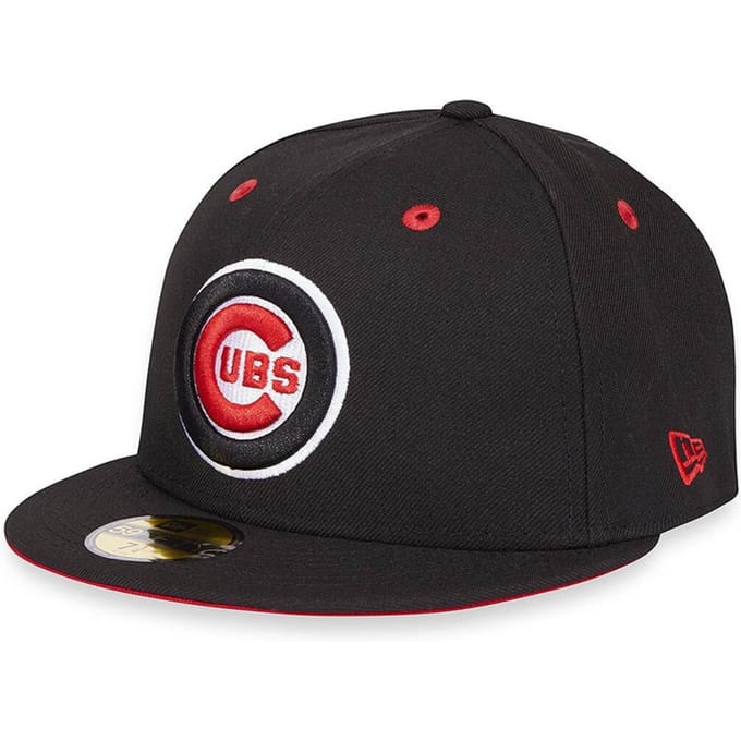 New Era MLB Chicago Cubs 3x Champions 59fifty Fitted Pet Zwart