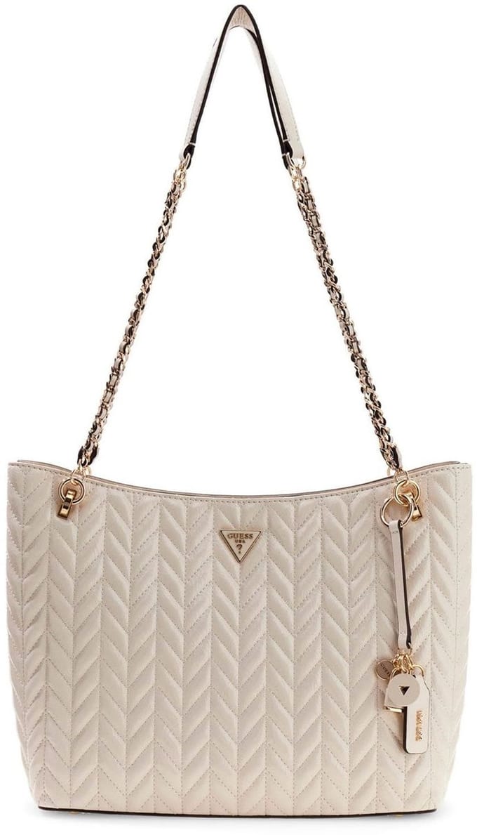 Guess Cherly Two Compartment Tote - Shopper 32 cm (stone)