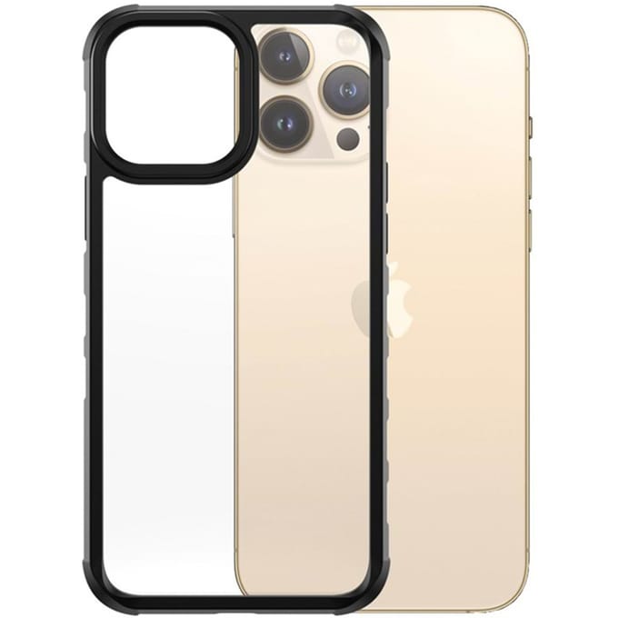 PanzerGlass SilverBullet ClearCase geschikt voor Apple iPhone 13 Pro Max - Zwart