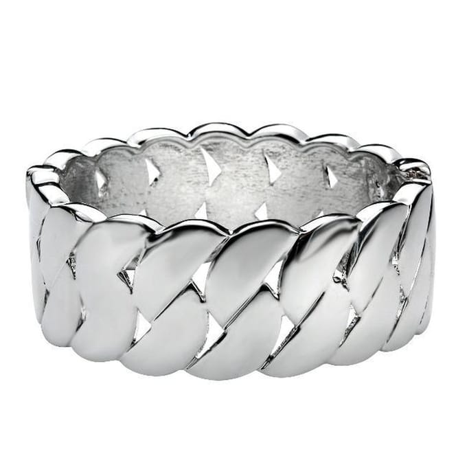 Behave - Armband zilverkleur met brede schakels - Bold stijlaccent