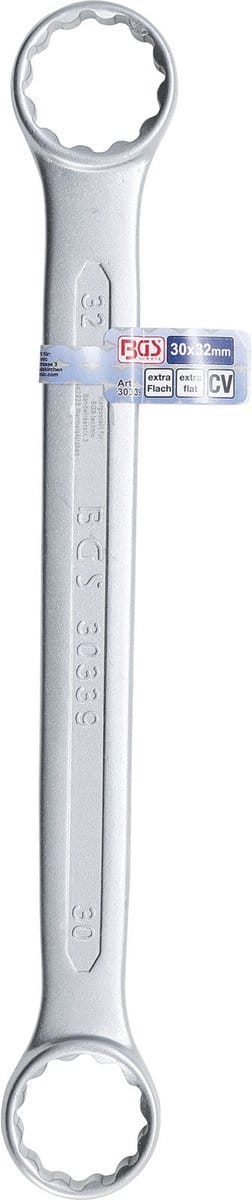 BGS Ringsleutel - extra plat - 30 x 32 mm