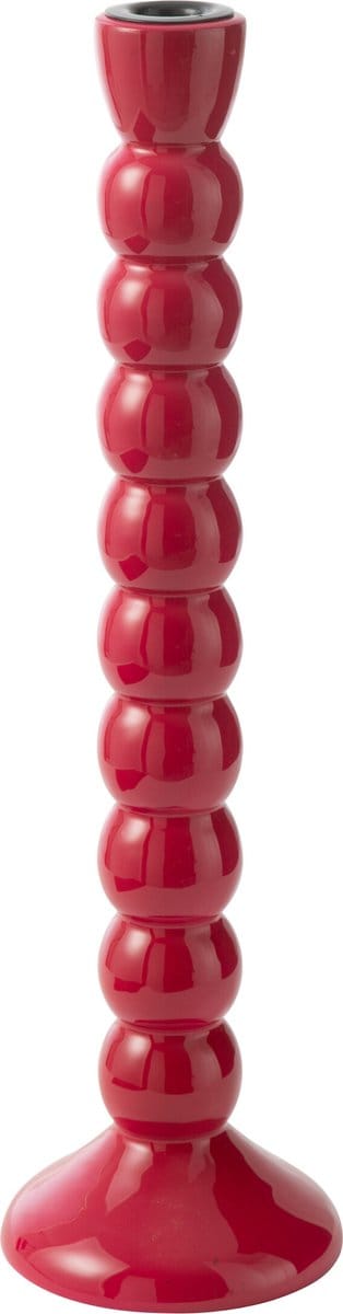 J-Line kandelaar - hout - fuschia