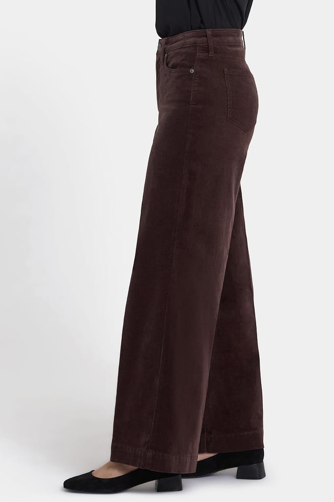 Teresa Wijde Pijpen Corduroy Broek | Bitter Chocolade