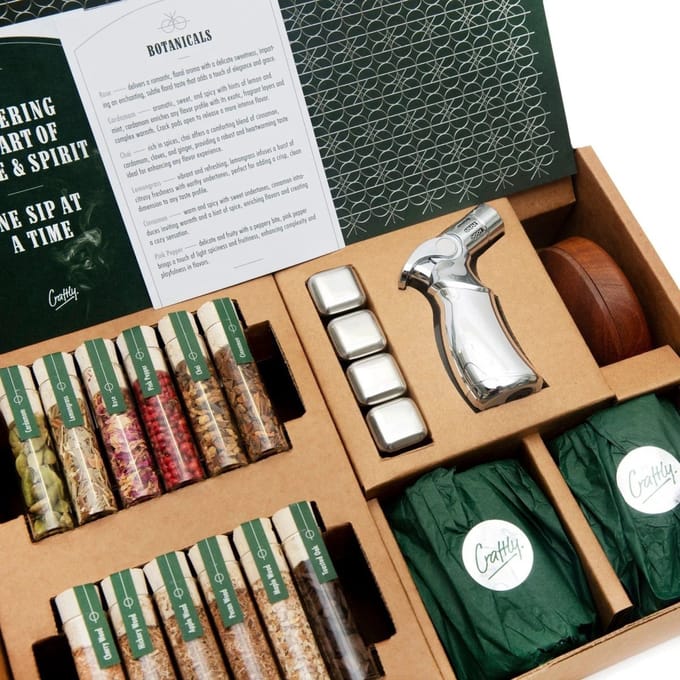Whisky Smoker Set - Uitgebreide set voor Whisky liefhebbers - Craftly