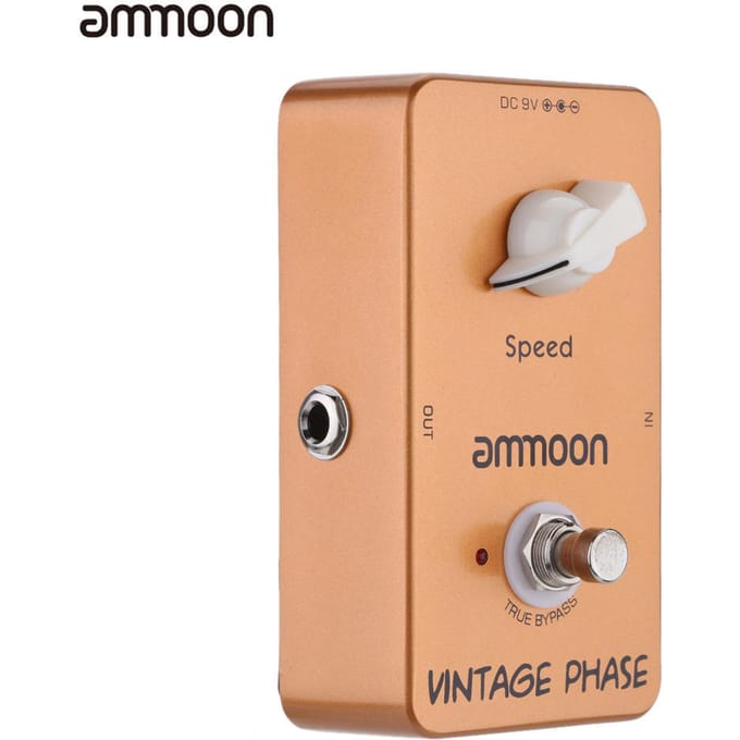 Ammoon AP-03 Vintage Phase Phaser Gitaar Effectpedaal True Bypass brown