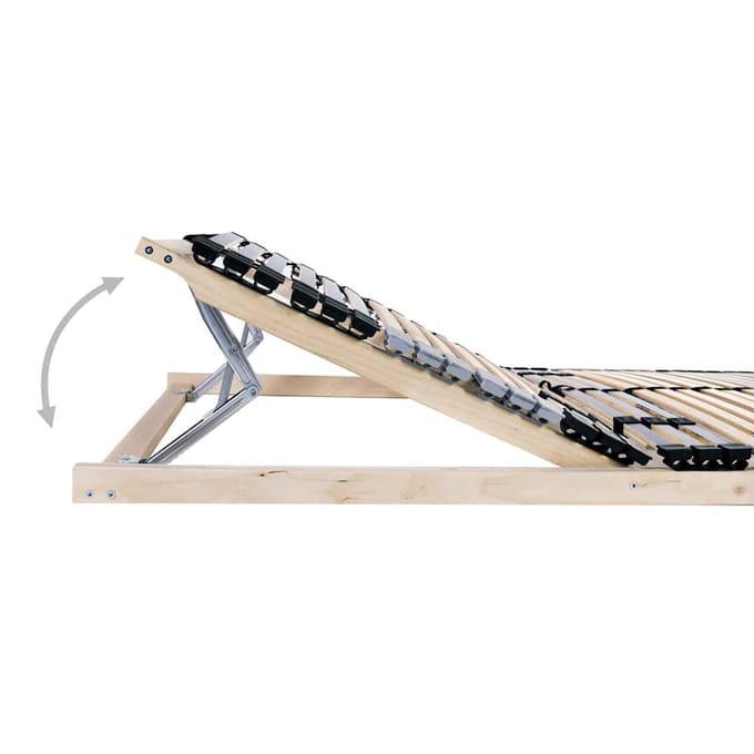 vidaXL - Lamelbodem - Bruin - 80 - x - 190 - cm - Massief - beukenhout
