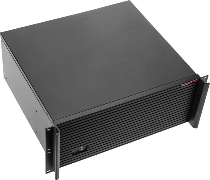 RackMatic - Rekdoos 19" IPC ATX 4U 5x3.5" diepte 390 mm