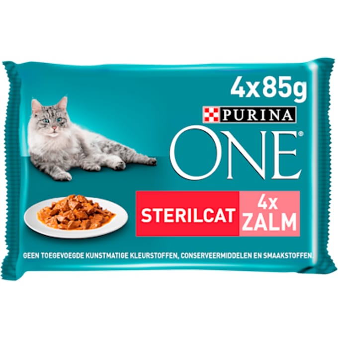 Purina One Adult 4x85 g - - Zalm&Wortel