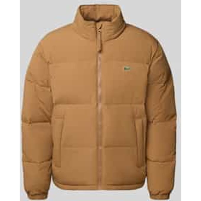 Regular fit donsjack met opstaande kraag en geïntegreerde capuchon