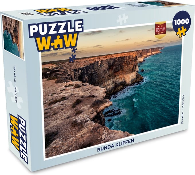 Puzzel Bunda kliffen - Legpuzzel - Puzzel 1000 stukjes volwassenen