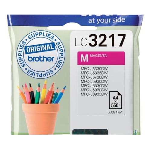 Brother Inktcartridge LC-3217M Origineel Enkel Magenta LC-3217 M