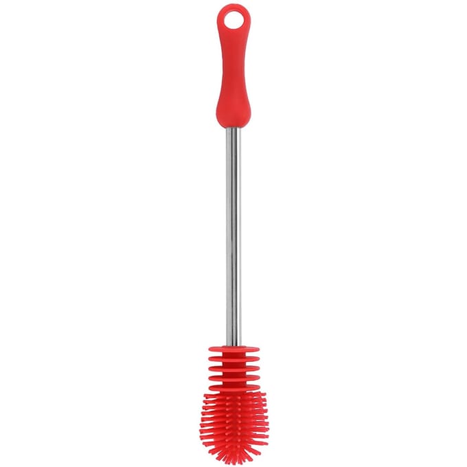 Brosse à biberons en silicone pour le nettoyage de la cuisine gray