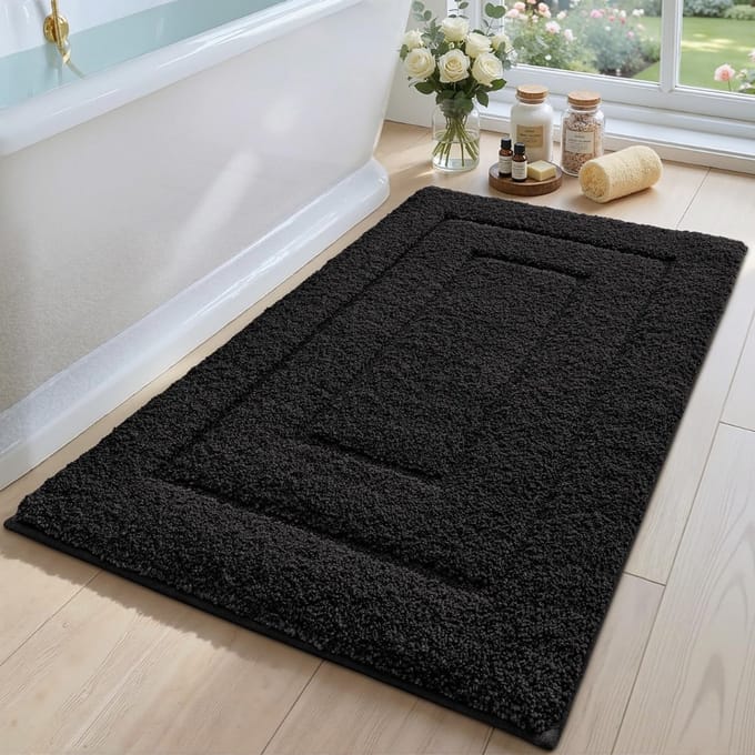 MRKK® Badmat Anti Slip - Douchemat - Badmatten -Zwart