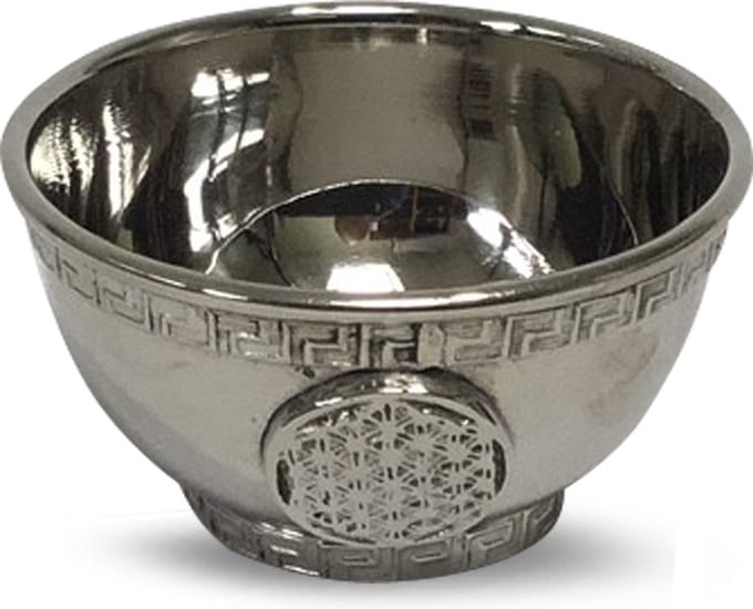 Offerschaaltje - wierookbrander - levensbloem - flower of life - wierookhouder