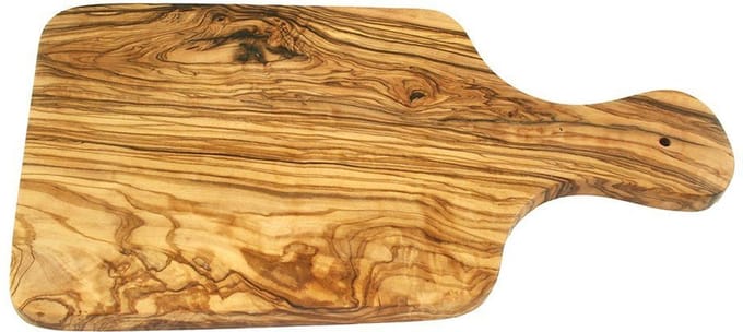 D.O.M. Handgemaakte kleine Snijplank met Handgreep – Uniek 23 x 10 CM
