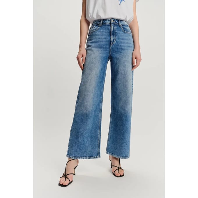 Donnay Jeans Wide Leg in Denim Dames Greenpoint