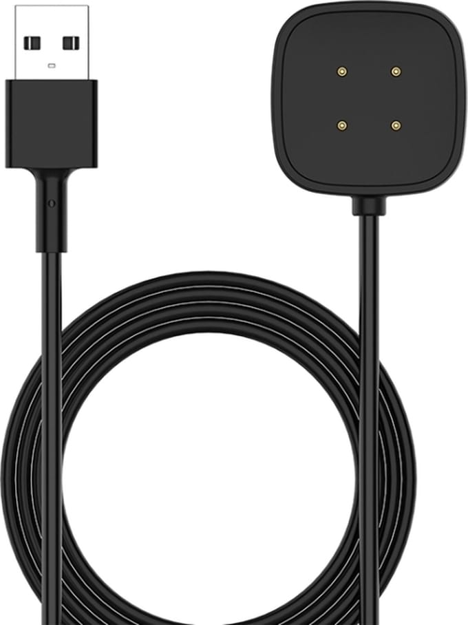 Oplader - USB oplaadkabel - geschikt voor Fitbit Versa 4 / Sense 2