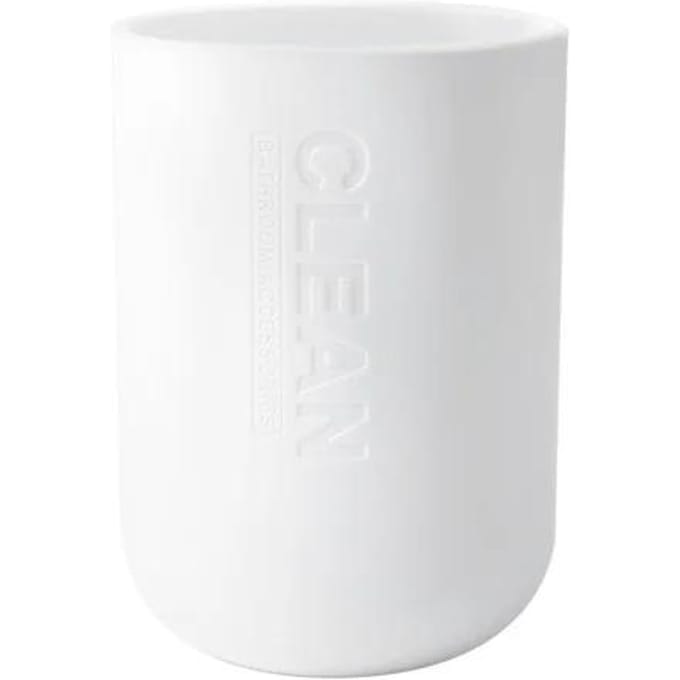 Brosse à dents de lavage, porte-dentifrice, distributeur de savon liquide, bouteille à pompe, ensemble de brosses de toilette white