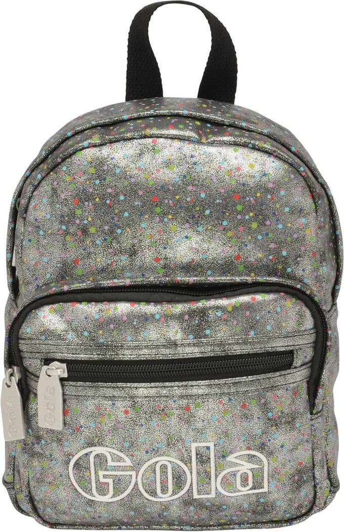 Gola Rugzak Shimmer Dot Backpack 4L Charcoal / Multi Zilverkleurig Veelkleurig
