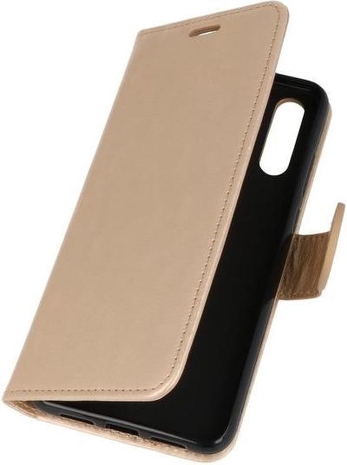 Goud Wallet Case Hoesje voor Huawei P20