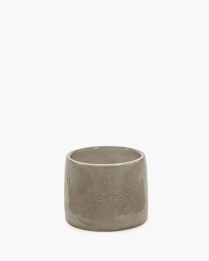 Serax Vincent Van Duysen Vaso bloempot D15cm H12cm grijs