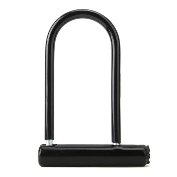 Robuuste zinklegering fiets motorfiets U-slot beveiliging anti-diefstal black