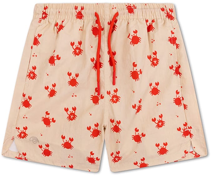 Swim Essentials Zwembroek- Rood/Beige - Crabby - 146/152