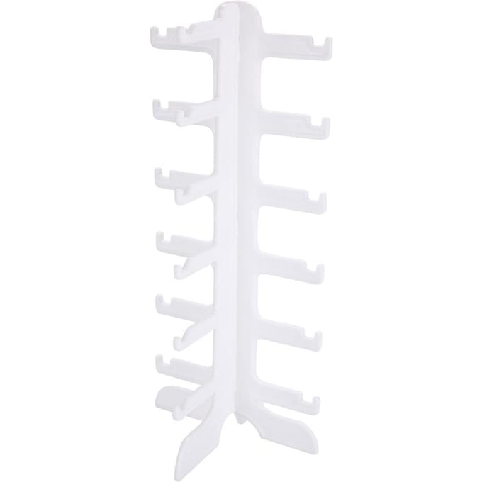 Lunettes de soleil en plastique 6 paires Support présentoir organisateur pour montures de lunettes white