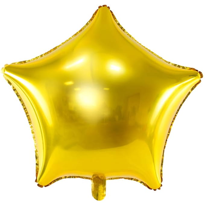 Partydeco - Folie Ster Goud (48 cm)