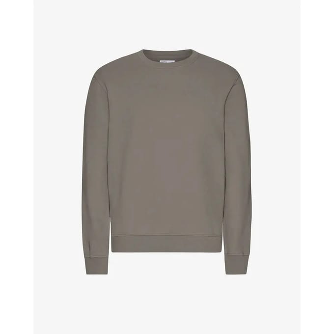 Trui met ronde hals Colorful Standard Classic Misty Brown
