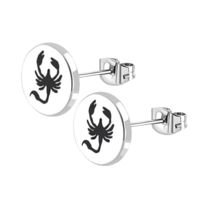 Rvs sieraden - Schorpioen oorbellen - Uniseks design - Duurzaam - Rond