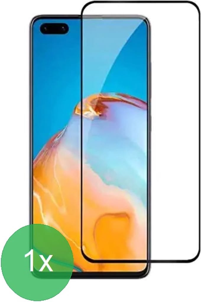 Geschikt Voor: Huawei P40 Pro Full Screenprotector 1x - screen protector - volledige glas - bescherming - beschermglas - ZT Accessoires
