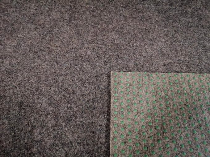 Luxe Kunstgras Grijs Velours Zacht Meterwerk Drainage