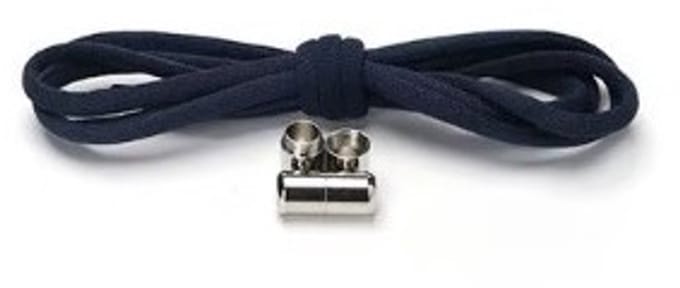 Go Go Gadget - Veters - Elastisch - Schoenveters - Niet meer strikken - 100cm - Donker Blauw