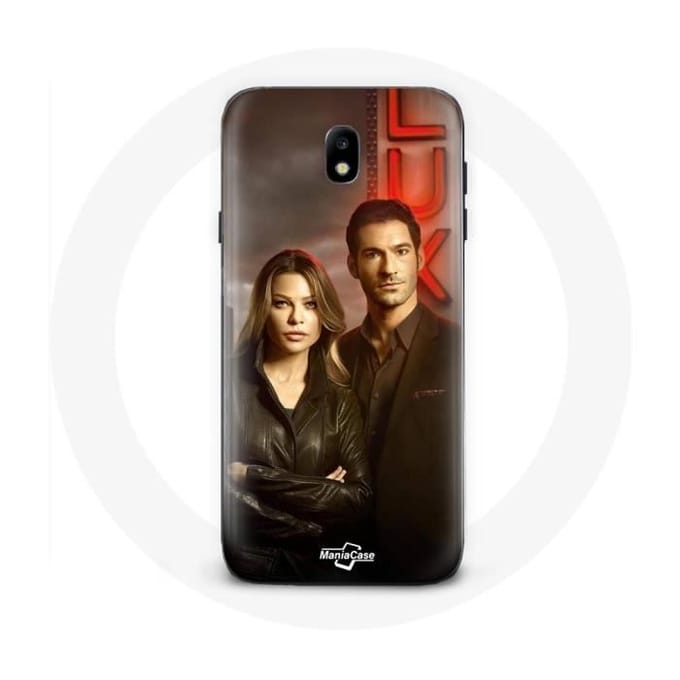 Case voor Samsung Galaxy J5 2017 Chloe Decker en Lucifer Morningstar