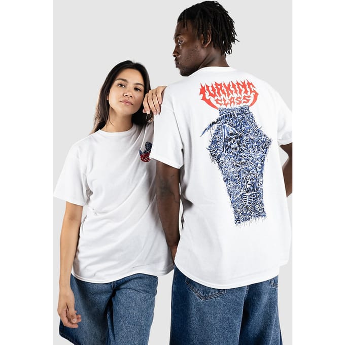 Lurking Class Madness X Matt Stikker T-Shirt wit