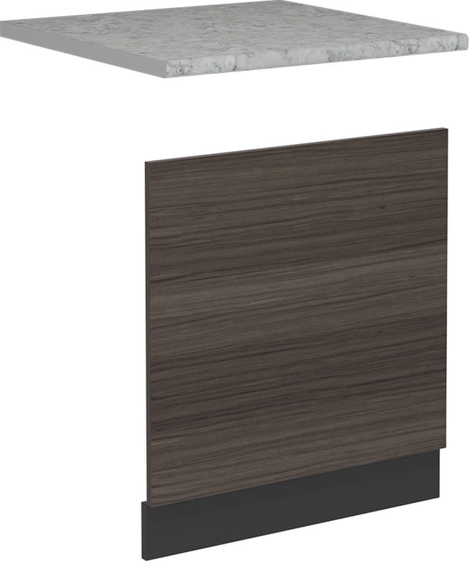 Vicco R-Line Voorpaneel vaatwasser – 60 cm, WB Marmer Edel grijs